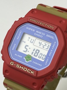 【1円出品】F0529 CASIO カシオ Gショック スーパーマリオブラザーズ コラボ 限定 QZ DW-5600SMB-4JR 腕時計 デジタル 現状稼働品