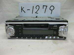 K-1279　JVC　ビクター　KS-RX260　1Dサイズ　カセットデッキ　テープデッキ　故障品