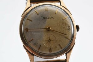 ブローバ スモセコ ゴールド 手巻き メンズ 腕時計 BULOVA