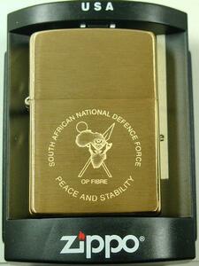 Zippo South African National Defence Force #204 Solid Brass新品 2003年製
