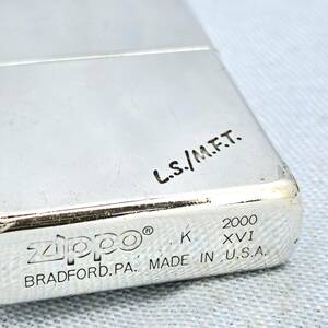 1000円～ zippo 美品 LUCKY STRIKE/ラッキーストライク 130th L.S./M.F.T. アニバーサリーモデル 2000年製 ジッポ オイルライター USA 048