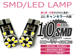 MINI ミニクロスオーバー R60 LED ポジション球 キャンセラー2個セット 点灯 防止 ホワイト 白 ワーニングキャンセラー SMD