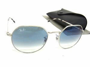 1円 ■新品同様■ Ray-Ban レイバン RB3565 JACK 003/3F 53□20 145 2N サングラス メガネ 眼鏡 レディース メンズ シルバー系 AW7877