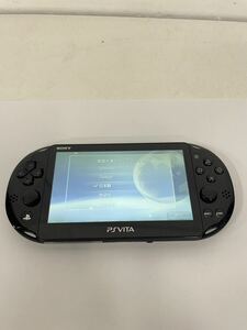 SONY PSVITA Playstation Vita Wi-Fiモデル PCH-2000 クリスタルブラック 動作確認済み【NK5997】