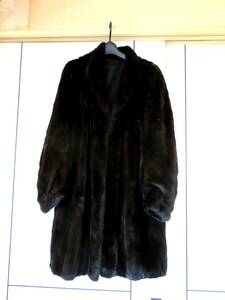 ●【ト足】BLACK GLAMA ミンク ブラック 毛皮 ファー コート レディース 女性 ブラックグラマ CE780ZZG60