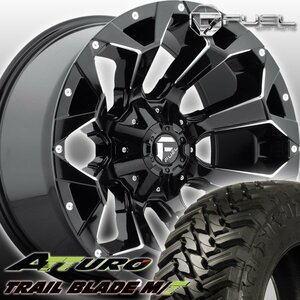 FUEL D576 Assault ハマー H2 H1 HUMMER 新品 20インチマッドタイヤホイールセット ATTURO TRAIL BLADE MT 35x12.50R20 37x13.50R20