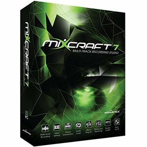 ACOUSTICA 動画編集機能付き音楽制作ソフト Mixcraft 7(ミックスクラフトセブン)(中古品)　(shin