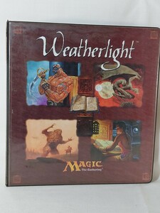 【状態悪】MTG マジックザギャザリング Weatherlight ウェザーライト　バインダー