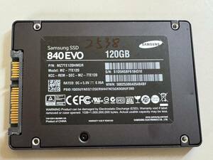 SAMSUNG SSD120GB【動作確認済み】2538　