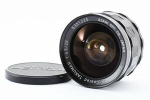 ★☆【動作問題なし！】 #2113032 PENTAX ペンタックス アサヒペンタックス レンズ Super-Multi-Coated TAKUMAR 1:4.5/20 ☆★