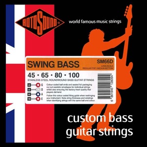 ロトサウンド ベース弦 1セット SM66D WING BASS 66 CUSTOM 45-100 エレキベース弦 ROTOSOUND