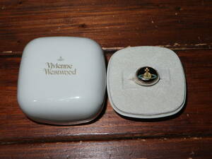 希少オリジナル　ヴィヴィアン ウエストウッド　Vivienne Westwood　エナメルボタンリング　／　指輪　ビビアン　リング　エナメルボタン