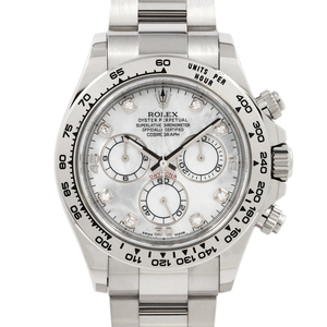 ロレックス（ROLEX）デイトナ 116509NG ホワイトシェル ダイヤモンド ホワイトゴールド 2020年11月/ランダムシリアル 腕時計 メンズ