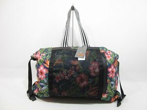 Y-3 / ワイスリー トロピカル柄 ビーチバッグ BEACH BAG ショルダーバッグ ハンドバッグ 2way ユニセックス ネイビーベース