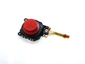 ◆送料無料◆PSP3000対応 アナログスティック ユニット キャップ ボタン レッド 赤色 互換品