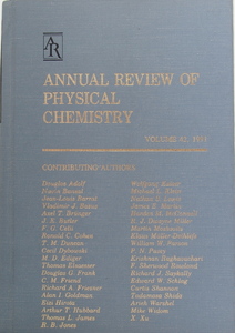 Annual Review of Physical Chemistry Volume42
