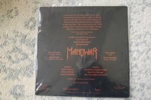 Manowar, Into グローリー・ライド /, Megaforce MRI 169-666, VG cover, play graded キズあり・ノイズあり LP 海外 即決