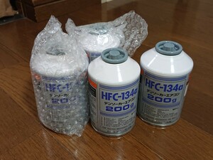 HFC-134a デンソー製カーエアコン用冷媒 200g×4缶