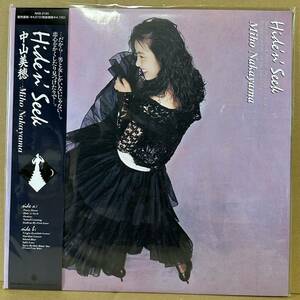 新品未使用【LP】帯付　Miho Nakayama 中山美穂 / Hide