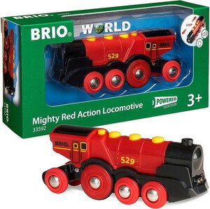 マイティーアクション機関車　33592　木製 おもちゃ ブリオ BRIO　送料無料　新品
