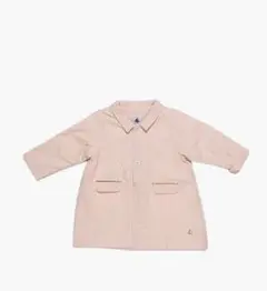 【PETIT BATEAU/プチバトー】ピンクシアーサッカー襟付きアウター新品