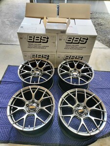  BBS RE-V7　(RE-V7012) 18インチ 9.5J 5H120 +45 ダイヤモンドブラック(DB)　4本セット 中古品　シビックタイプR　FL5 FK8 BMW TE37 など