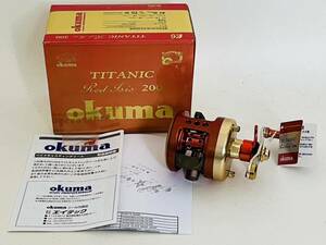 〇館L9 未使用保管品 okuma オクマ TITANIC RED ISIS 200 タイタニック レッドアイシス200 リール 