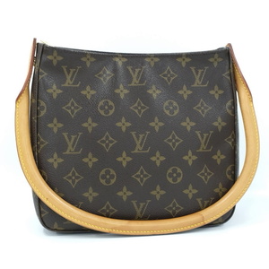 【中古】LOUIS VUITTON ルーピングMM ワンショルダーバッグ モノグラム M51146