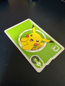 ポケモン／ピカチュウ Suica スイカ【NFC読取り確認済・2014年7月28日最終使用】