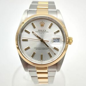 ROLEX 15003 オイスターパーペチュアル デイト ステンレススチール オートマチック 腕時計 ロレックス ◆3109/宮竹店