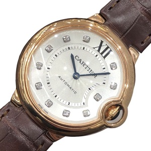 カルティエ Cartier バロンブルー　ドゥ　カルティエ WJBB0010 K18PG 腕時計 レディース 中古