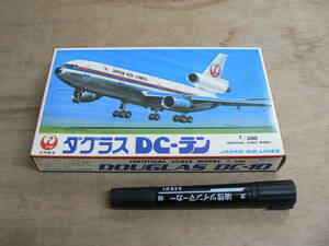 BBP625 未組立 プラモデル 日本航空 JAPAN AIR LINES 1/300 DOUGLAS DC-10 ダグラスDC-10 キャラメル箱 ①