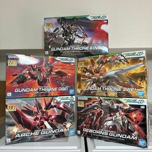 HG ガンプラ リボーンズガンダム バンダイ 未組立 ダブルオー　アルケー　スローネアイン、ドライ、ツヴァイ　GUNPLA GUNDAM