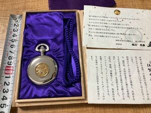 希少　限定品　銀製　懐中時計　江戸開府四百年記念　ビンテージ　徳川　光康　徳川葵栄会　SV925 シルバー　400th Anniversary of the EDO