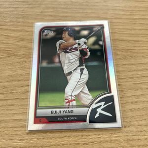 【WBC】MLB topps world baseball classic wbc EUIJI YANG 韓国