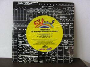 12inch FIRST CHOICE / Let No Man Put Asunder / Salsoul / イタリアライセンス盤 5枚以上で送料無料