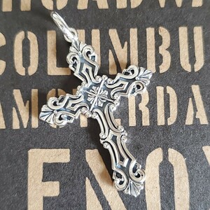 シルバー925 シルバー首飾 ヘッド 銀 本物 メンズ ペンダント チャーム メンズ クロス 十字架 イエス x0158