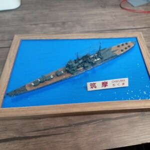 24963ハセガワ 完成品 日本海軍 巡洋艦 筑摩 （1/700スケール シーウェイモデル SWM-7 410081） 
