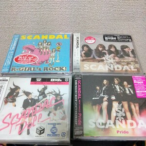 SCANDAL　スキャンダル　シングルCD４枚組　新品未開封　Pride・DOLL・ハルカ・R GIRL’s ＆ ROCK！　
