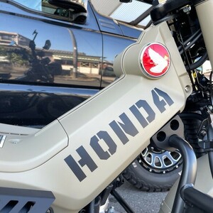 ハンターカブ CT125 ステッカー Aタイプ HONDAデカール２枚セット ミリタリー系 ステンシル カッティングシート カスタム