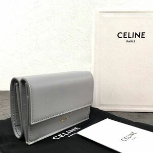 ☆送料無料☆ 未使用品 CELINE コンパクトウォレット フォールデット 箱付き 398