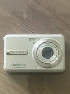 PENTAX ペンタックス Optio E75 コンパクトデジタルカメラ デジタルカメラ シルバー( X30)