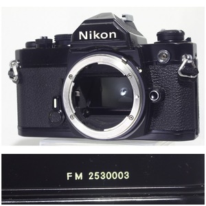 B562◆ Nikon ニコン FM ブラックボディ