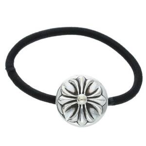 クロムハーツ Chrome Hearts HAIRBAND/クロスボールボタンヘアゴム シルバーコンチョ 中古 SJ02