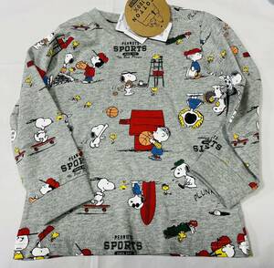 ★3572*激安sale!!新品 こども服 　長袖Tシャツsize100　1枚★PEANUTS.スヌーピー