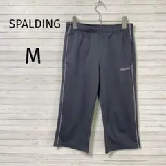 SPALDINGスポルディング☆パンツ【M】スポーツ 半端丈 グレー
