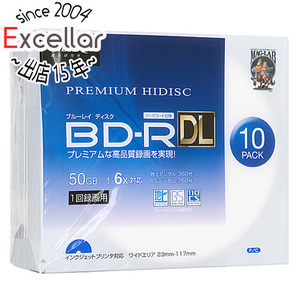【新品訳あり(箱きず・やぶれ)】 HI-DISC PREMIUM HIDISC BD-R DL 6倍速 10枚組 HDVBR50RP10SC [管理:1000027841]