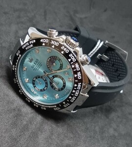 大谷翔平　176号記念セール　メンズ腕時計　デイトナオマージュ　クロノグラフ サーフィン　防水腕時計　ジルコニアステンレス1725d