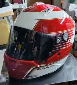 アライ Arai GP-5X 中嶋一貴選手レプリカヘルメット 本物制作ペインター製　展示のみ　未使用　箱あり