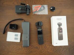 DJI OSMO POCKET 中古美品　スマホ接続端子、ULANZIホルダー、ショルダーフォルダーセット